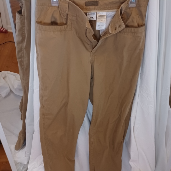 Tan Columbia Pants - Picture 1 of 5